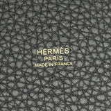 エルメス HERMES ピコタンロックPM G刻印 ブラック ゴールド金具 トリヨン レディース ハンドバッグ