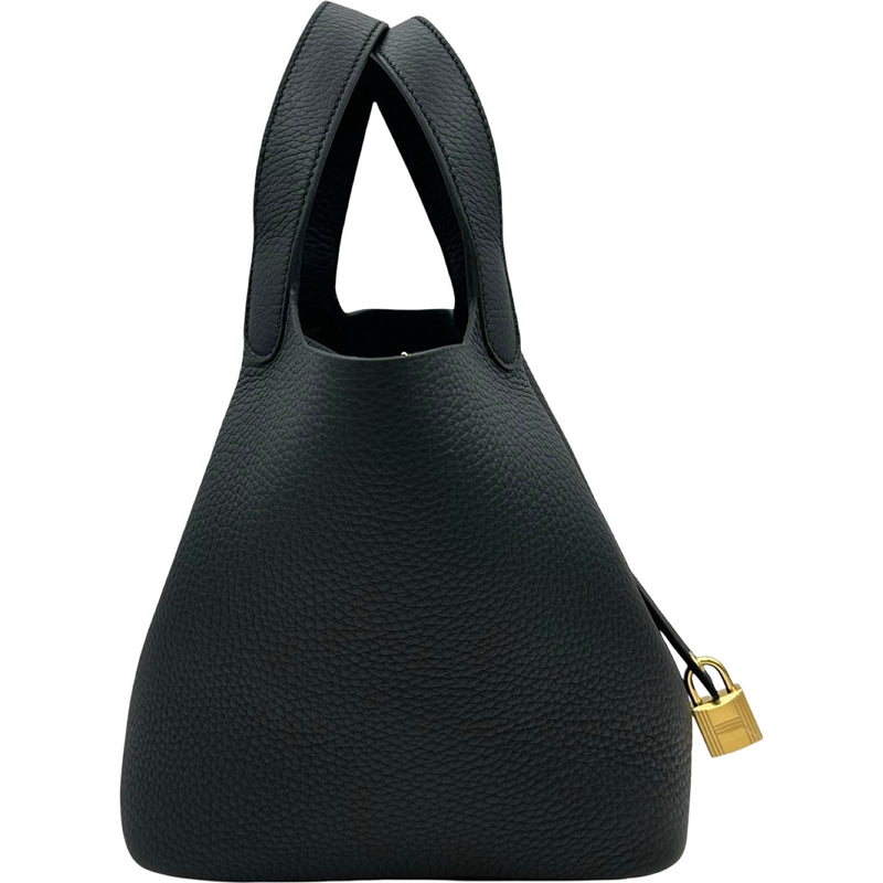 エルメス HERMES ピコタンロックPM G刻印 ブラック ゴールド金具