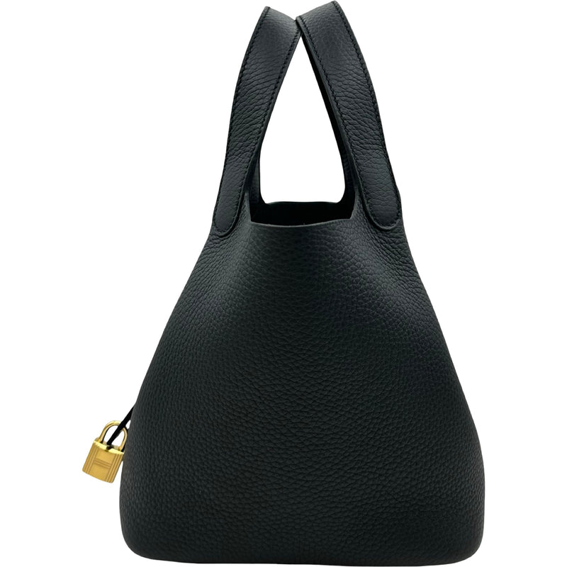 エルメス HERMES ピコタンロックPM G刻印 ブラック ゴールド金具