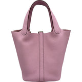 エルメス HERMES ピコタンロックPM B刻印 モーヴシルベストル/シルバー金具 トリヨン レディース ハンドバッグ