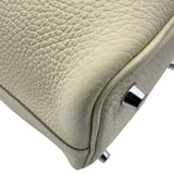 エルメス HERMES ピコタンロックPM エクラ W刻印 ジョーヌミルトン/ヴェールヴェルティゴ シルバー金具 トリヨン/スイフト レディース ハンドバッグ