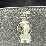 エルメス HERMES リンディミニ K刻印 ブラック シルバー金具 トリヨン レディース ショルダーバッグ
