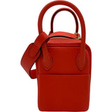 エルメス HERMES リンディミニ Z刻印 テキサスローズ ゴールド金具 トリヨン レディース ショルダーバッグ