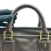 ロエベ LOEWE アマソナ28 ブラウン レザー レディース ハンドバッグ