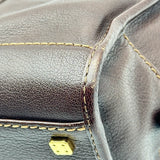 ロエベ LOEWE アマソナ28 ブラウン レザー レディース ハンドバッグ
