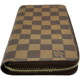 ルイ・ヴィトン LOUIS VUITTON ジッピーウォレット N41661 ブラウン ダミエ・エベヌ メンズ 長財布