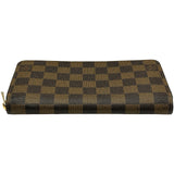 ルイ・ヴィトン LOUIS VUITTON ジッピーウォレット N41661 ブラウン ダミエ・エベヌ メンズ 長財布