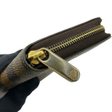 ルイ・ヴィトン LOUIS VUITTON ジッピーウォレット N41661 ブラウン ダミエ・エベヌ メンズ 長財布