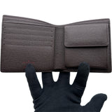 ルイ・ヴィトン LOUIS VUITTON ポルトフォイユ・マルコ N61675 ブラウン ダミエキャンバス レディース 二つ折り財布