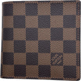 ルイ・ヴィトン LOUIS VUITTON ポルトフォイユ・マルコ N61675 ブラウン ダミエキャンバス レディース 二つ折り財布