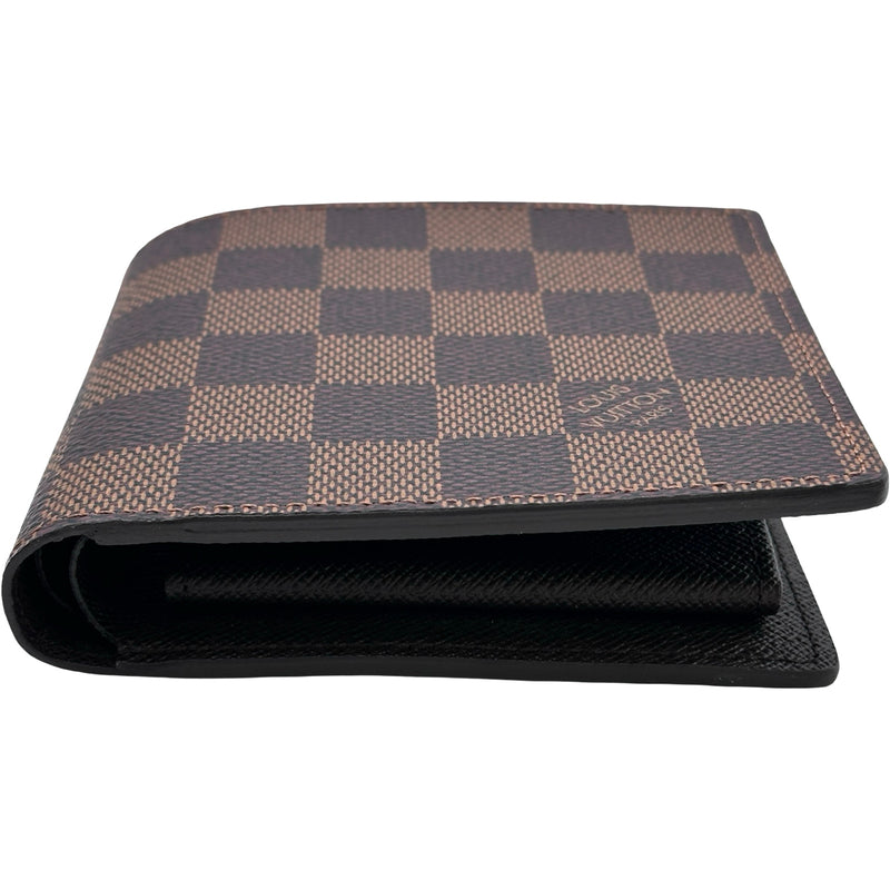 ルイヴィトン ポルトフォイユ マルコ ダミエ ブラウン 二つ折り コンパクト ルイ・ヴィトン LOUIS VUITTON ポルトフォイユ・マルコ N61675
