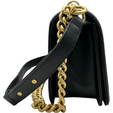 シャネル CHANEL ボーイシャネル25 A67086 ブラック ゴールド金具 キャビアスキン レディース ショルダーバッグ