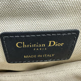 クリスチャン・ディオール Christian Dior サドルバッグミニ ネイビー ジャガード レディース ハンドバッグ