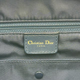 クリスチャン・ディオール Christian Dior ダブルサドルハンドバッグ ネイビー キャンバス レディース ハンドバッグ