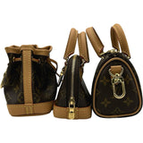 ルイ・ヴィトン LOUIS VUITTON トリオ・ミニアイコン M81081 ブラウン モノグラムキャンバス レディース ショルダーバッグ