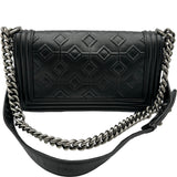 シャネル CHANEL ボーイシャネル25 A67086 17番台 ブラック シルバー金具 カーフ レディース ショルダーバッグ