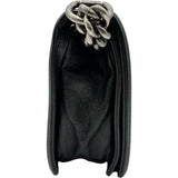 シャネル CHANEL ボーイシャネル25 A67086 17番台 ブラック シルバー金具 カーフ レディース ショルダーバッグ