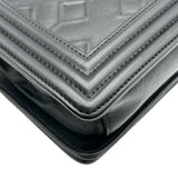 シャネル CHANEL ボーイシャネル25 A67086 17番台 ブラック シルバー金具 カーフ レディース ショルダーバッグ