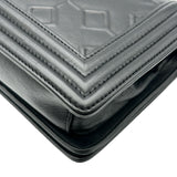 シャネル CHANEL ボーイシャネル25 A67086 17番台 ブラック シルバー金具 カーフ レディース ショルダーバッグ