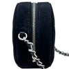 シャネル CHANEL マトラッセラウンドチェーンショルダー AP0245 29番台 ブラック シルバー金具 スターモチーフ/スエード レディース ショルダーバッグ