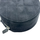 シャネル CHANEL マトラッセラウンドチェーンショルダー AP0245 29番台 ブラック シルバー金具 スターモチーフ/スエード レディース ショルダーバッグ