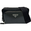 プラダ PRADA トライアングルロゴ ボディバッグ ブラック ナイロン/レザー レディース ボディバッグ
