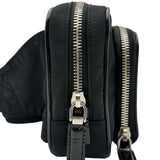 プラダ PRADA トライアングルロゴ ボディバッグ ブラック ナイロン/レザー レディース ボディバッグ