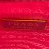 プラダ PRADA トライアングルロゴバケットバッグ 1BE067 ピンク レザー/ナイロン レディース ショルダーバッグ