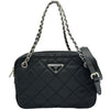 プラダ PRADA インプントゥスモールバッグ 1BH910 ブラック シルバー金具 ナイロン レディース ハンドバッグ