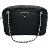 プラダ PRADA インプントゥスモールバッグ 1BH910 ブラック シルバー金具 ナイロン レディース ハンドバッグ