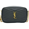 サンローラン SAINT LAURENT ルーチェーンショルダー 612579 ブラック レザー レディース ショルダーバッグ