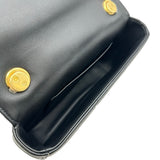 セリーヌ CELINE モノクロノーム チェーンショルダー 111273 ブラック ゴールド金具 カーフスキン レディース ショルダーバッグ
