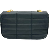 セリーヌ CELINE モノクロノーム チェーンショルダー 111273 ブラック ゴールド金具 カーフスキン レディース ショルダーバッグ