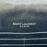 サンローラン SAINT LAURENT エンベロープ カサンドラチェーンウォレット 393953 ブラック カーフスキン レディース ショルダーバッグ