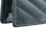サンローラン SAINT LAURENT エンベロープ カサンドラチェーンウォレット 393953 ブラック カーフスキン レディース ショルダーバッグ