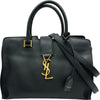 サンローラン SAINT LAURENT ベイビーカバス 424868 ブラック レザー レディース ハンドバッグ