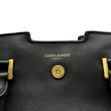 サンローラン SAINT LAURENT ベイビーカバス 424868 ブラック レザー レディース ハンドバッグ