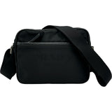 プラダ PRADA トライアングルロゴショルダーバッグ ブラック レザー/ナイロン レディース ショルダーバッグ