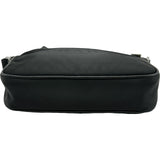 プラダ PRADA トライアングルロゴショルダーバッグ ブラック レザー/ナイロン レディース ショルダーバッグ