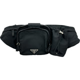 プラダ PRADA ウエストバッグ VA0056 ブラック ナイロン レディース ウエストバッグ