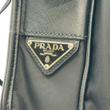 プラダ PRADA トライアングルロゴショルダーバッグ ブラック ナイロン メンズ ショルダーバッグ