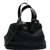 プラダ PRADA キルティングレザートート 1BG547 ブラック レザー レディース トートバッグ