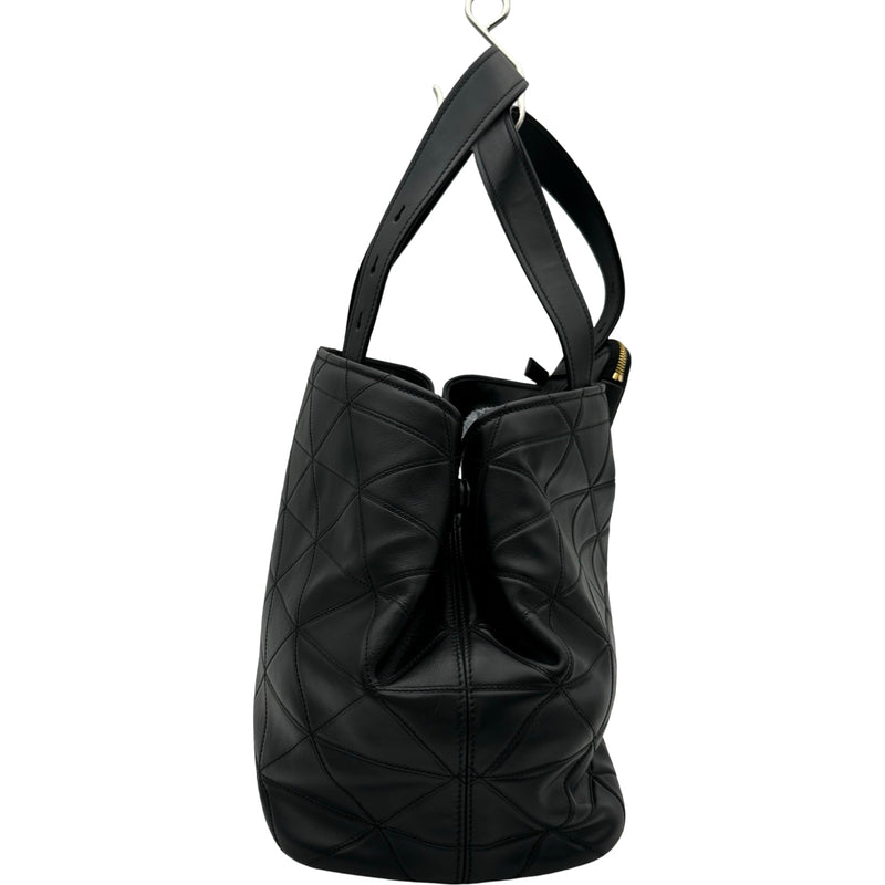 プラダ PRADA キルティングレザートート 1BG547 ブラック レザー