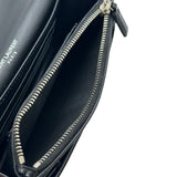 サンローラン SAINT LAURENT サンセットショルダー 452157 ブラック カーフスキン レディース ショルダーバッグ