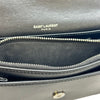 サンローラン SAINT LAURENT サンセットショルダー 452157 ブラック カーフスキン レディース ショルダーバッグ