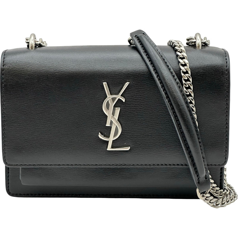 サンローラン SAINT LAURENT サンセットショルダー 452157 ブラック