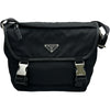 プラダ PRADA トライアングルロゴショルダーバッグ ブラック ナイロン レディース ショルダーバッグ