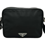 プラダ PRADA ロゴショルダーバッグ 2VH144 ブラック ナイロン レディース ショルダーバッグ