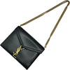サンローラン SAINT LAURENT カサンドラ ミディアム 532750 ブラック レザー レディース ショルダーバッグ