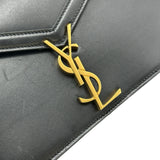 サンローラン SAINT LAURENT カサンドラ ミディアム 532750 ブラック レザー レディース ショルダーバッグ